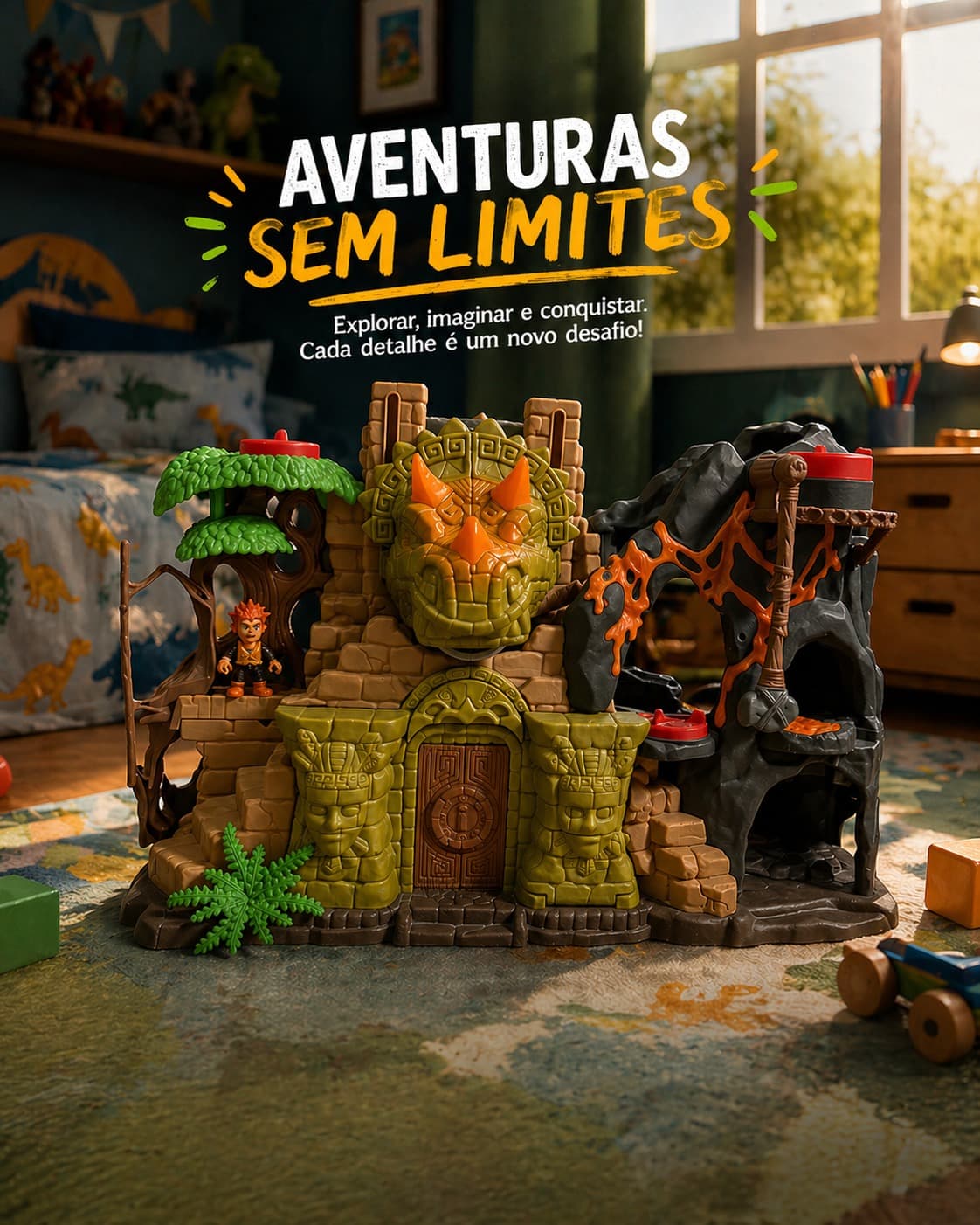 Brinquedo Playset de aventura temática