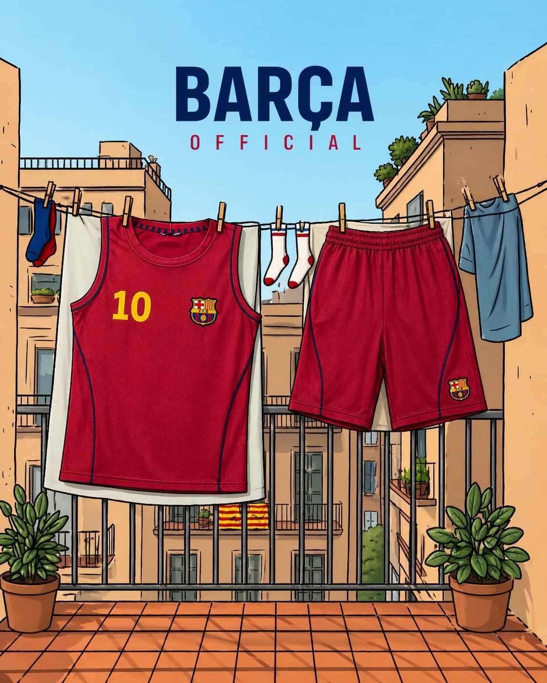 Conjunto FC Barcelona Official Licensed Product