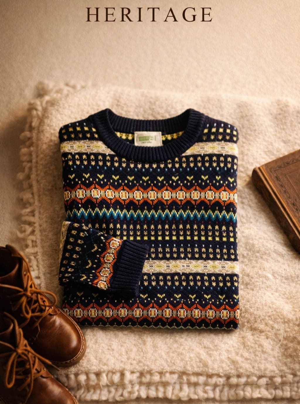 Suéter Crazy 8 Fair Isle