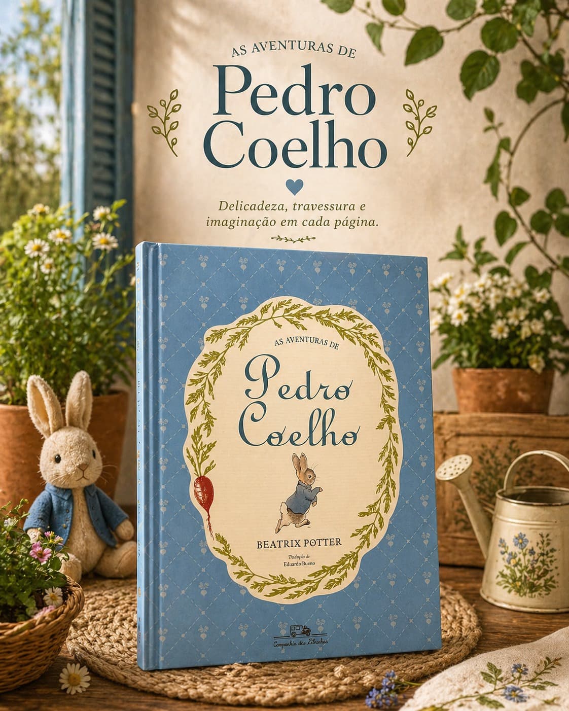 Livro "As Aventuras de Pedro Coelho"