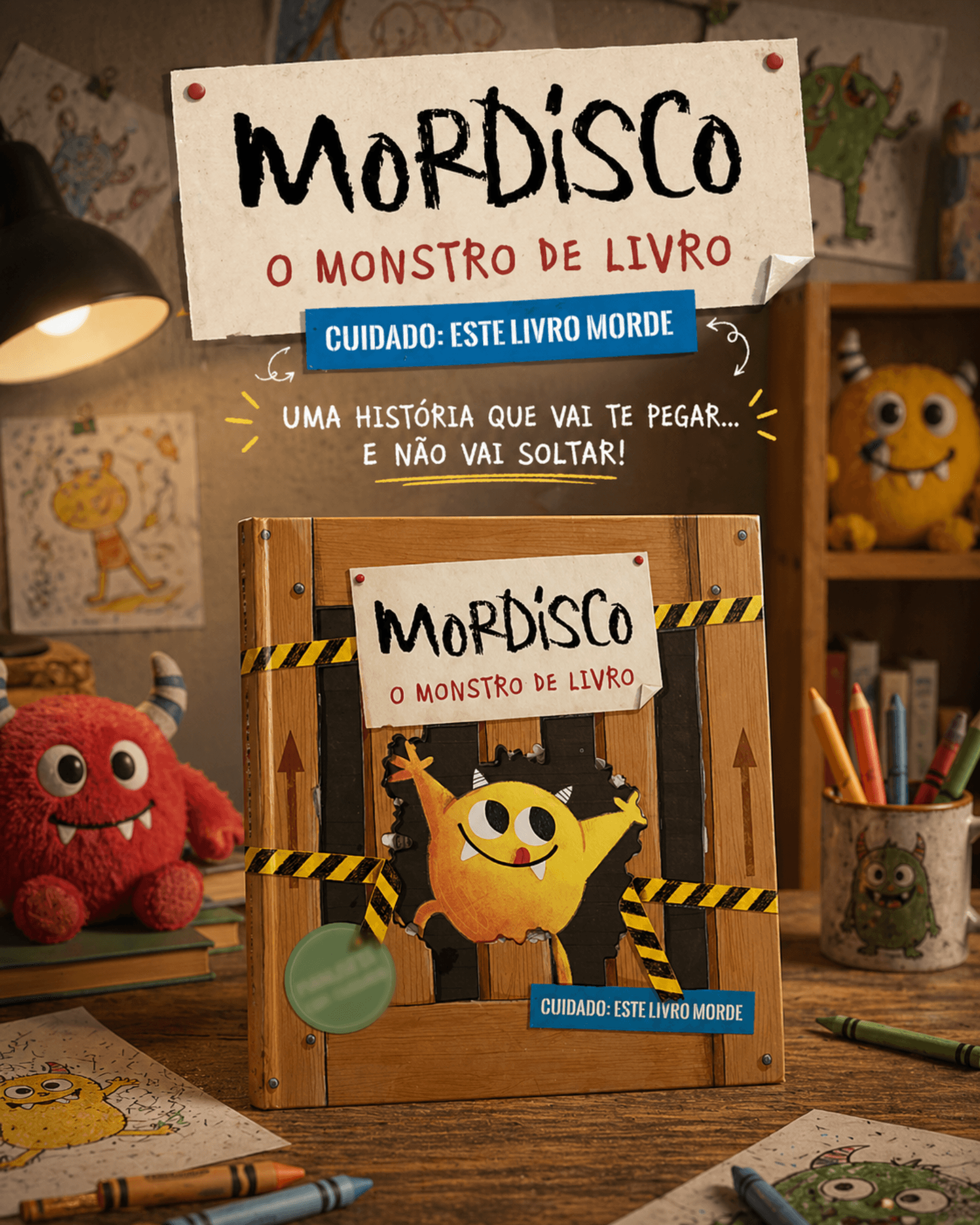 Livro "Mordisco: O Monstro de Livro"