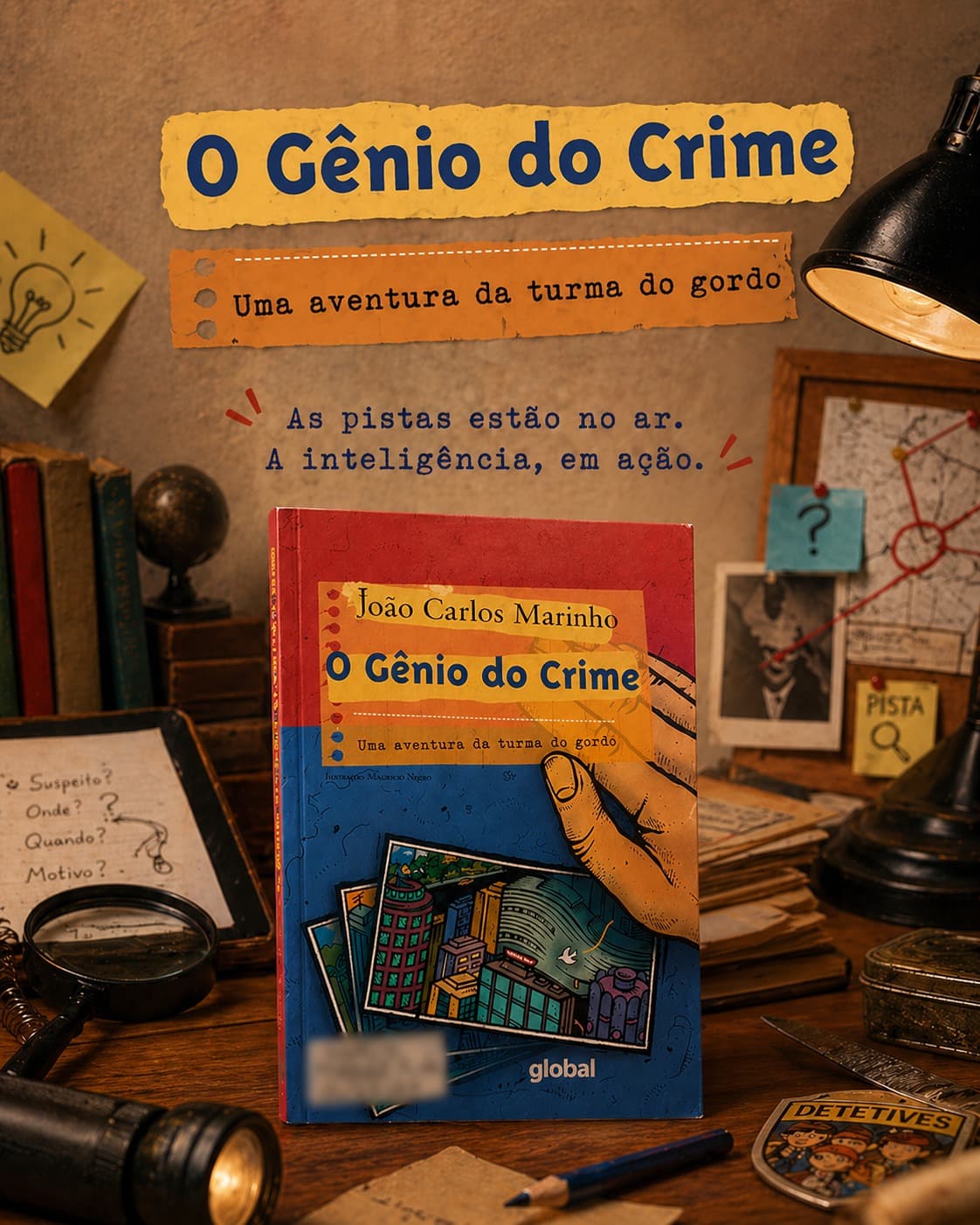 Livro "O Gênio do Crime"