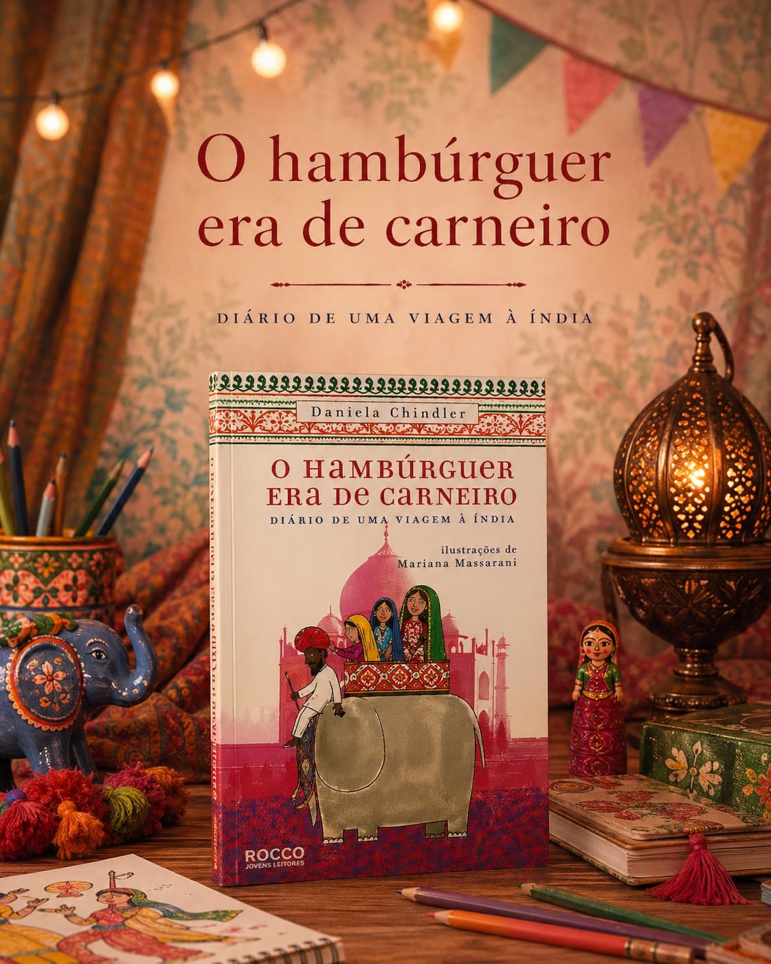 Livro "O Hambúrguer Era de Carneiro"