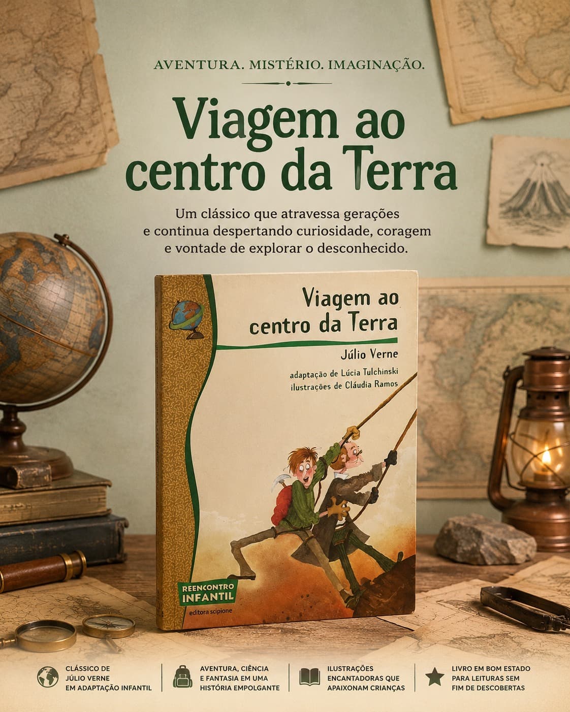 Livro “Viagem ao Centro da Terra”